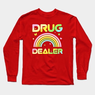 Pharmacy Drug Dealer Rainbow Pastel Colors Long Sleeve T-Shirt